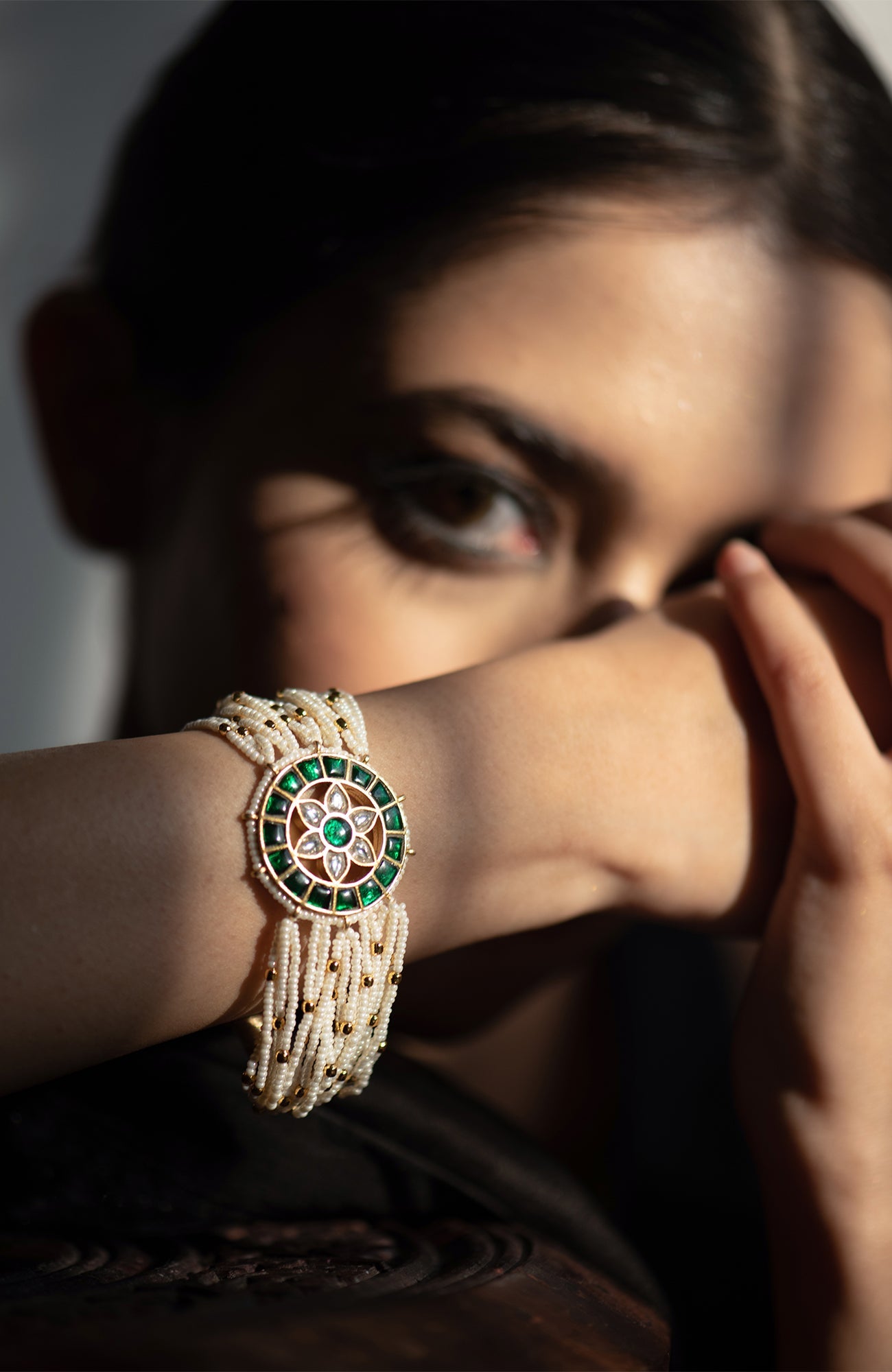 Zohra Bracelet In Green